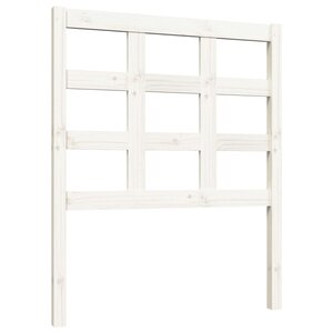 vidaXL Tête de lit Blanc 80 5x4x100 cm Bois massif de pin