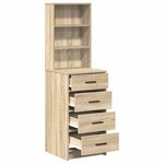 vidaXL Haut Armoire Chêne sonoma 40 x 41 x 135 cm Bois d'ingénierie