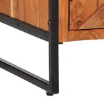 vidaXL Armoire à chaussures 67x38x65 cm bois d'acacia massif