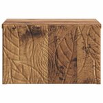 vidaXL Cabinet de chevet mural 2 Pièces Bois ancien 49 x 34 5 x 20 cm