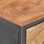 vidaXL Table console 110x35x75 cm Bois d'acacia massif