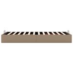 vidaXL Cadre de lit ottoman sans matelas cappuccino 90x190 cm