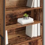 vidaXL Armoires Hautes 2 Pièces Bois Ancien 60 x 36 x 300 cm