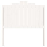 vidaXL Tête de lit Blanc 106x4x110 cm Bois massif de pin