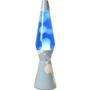 Lampe à poser avec carte du monde lave