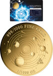 Monnaie NEUTRON STAR Fascinating Universe 1/1000 Oz Medaille Or (PRÉCOMMANDE)