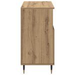 vidaXL Buffets 2 Pièces chêne artisanal