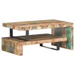 vidaXL Ensemble de table basse 2 Pièces Bois de récupération massif