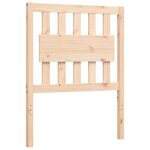 vidaXL Cadre de lit sans matelas bois de pin massif