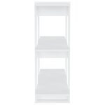 vidaXL Bibliothèque/Séparateur de pièce Blanc 80x30x87 cm