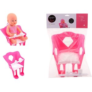 Johntoy 27614 - Bébé Rose Siège de vélo pour poupée