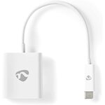 Câble Adaptateur USB-C™ USB-C™ Mâle - HDMI™ Femelle 0,2 m Blanc NEDIS