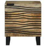 vidaXL Cabinets de Chevet 2 Pièces 40x33.5x46 cm Bois Massif de Manguier
