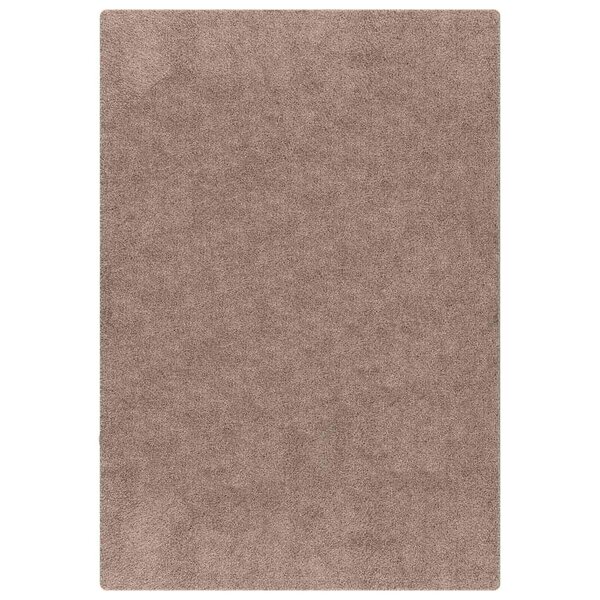 vidaXL Tapis Shaggy Anti-dérapant Marron 80 x 150 cm PP