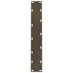 vidaXL Pieds de table à manger en acier naturel 2 pièces 50 x (72-73) cm Acier