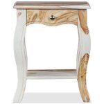 vidaXL Table de chevet Bois massif 40x30x50 cm
