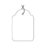 Pochettes 500 Étiquettes A Fil Blanc 36X53