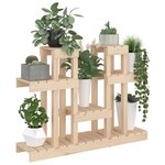 vidaXL Support à plantes 104 5x25x77 5 cm Bois massif de pin