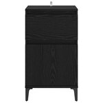 vidaXL Cabinet de chevet Chêne noir 40 x 35 x 70 cm Bois d'ingénierie