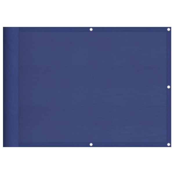 vidaXL Écran de balcon bleu 75x800 cm 100  polyester oxford