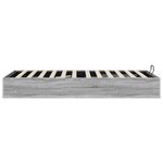 vidaXL Cadre de lit ottoman Gris Sonoma 193 x 75 5 x 25 cm