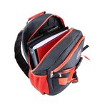 FUNBEE Skate 22 avec sac a dos + casque bol noir et rouge