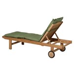 Madison Coussin de chaise longue Basic 200x60 cm vert