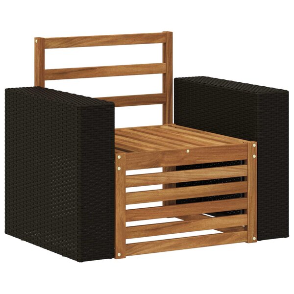 vidaXL Sofa de milieu extérieur Naturel