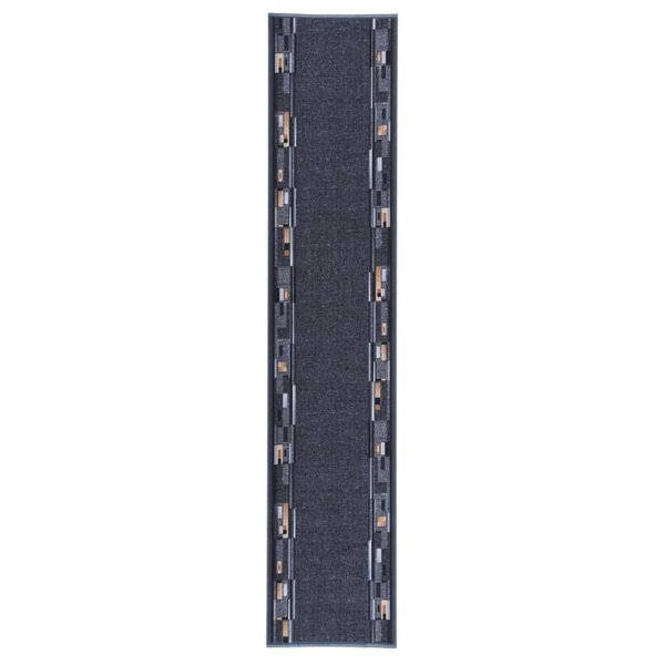 Vidaxl tapis de couloir antidérapant anthracite 80x400 cm