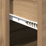 vidaXL Buffet chêne artisanal 60 x 39 x 80 cm Bois d'ingénierie