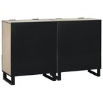 vidaXL Buffets avec tiroir Autre avec stockage 2 Pièces Blanc 60 x 33 5 x 75 cm