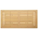 vidaXL Table d'appoint Huile Naturelle 110 x 55 x 45 cm