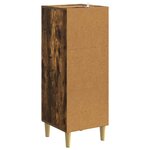 vidaXL Armoire à tiroirs Chêne fumé 33 x 34 5 x 90 cm