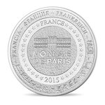 Mini médaille Monnaie de Paris 2015 - Champ de Mars (la Tour Eiffel et les P’tit Vélib)