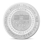 Mini médaille Monnaie de Paris 2015 - Champ de Mars (la Tour Eiffel et les P’tit Vélib)