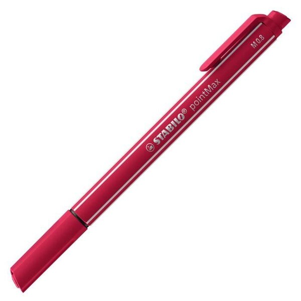Stylo-feutre pointMax Pointe Moyenne 0 8mm - Rouge foncé STABILO
