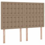vidaXL Lit de Rangement Cappuccino 140 x 200 cm Cuir synthétique