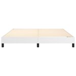 vidaXL Cadre de lit Blanc 180x200 cm Similicuir