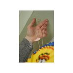 Boîte 5 crochets powerstrips transparent déco + 8 languettes large 200g tesa