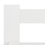 vidaXL Cadre de lit sans matelas blanc bois de pin massif 160x200 cm
