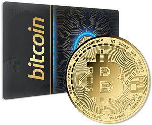 Monnaie BITCOIN 1/1000 Oz Medaille Or (PRÉCOMMANDE)