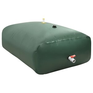 vidaXL Réservoir d'eau avec robinet pliable 5000 L PVC