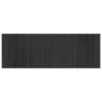 vidaXL Tapis rectangulaire gris 70x200 cm bambou