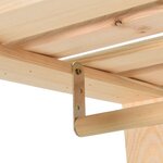 vidaXL Porte-manteau 110x38x170 cm Bois de pin massif