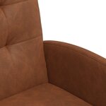 vidaXL Chaises de salle à manger 2 Pièces Marron 57 x 67 x 98 cm