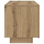 vidaXL Table de chevet chêne artisanal 100x35x40 cm bois d’ingénierie