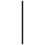 vidaXL Tête de lit de remplacement métal noir 80 cm