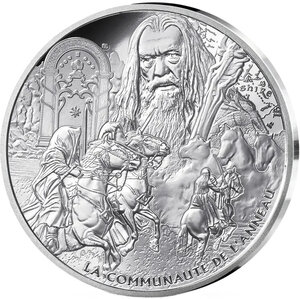 Monnaie FELLOWSHIP OF THE RING Lord of the Rings 25 Anniversaire Argent 10€ Euro France 2026 (PRÉCOMMANDE)