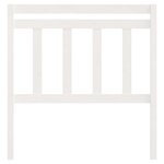 vidaXL Tête de lit Blanc 106x4x100 cm Bois massif de pin