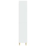 vidaXL Ensemble de Meubles 2 Pièces Blanc brillant 66 x 34 5 x 95 cm
